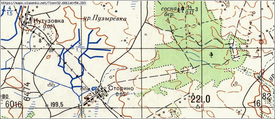 Карта хиславичского района смоленской области подробная с деревнями на 1941 год