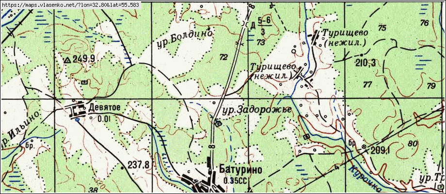 Карта холм жирковского района смоленской области со спутника