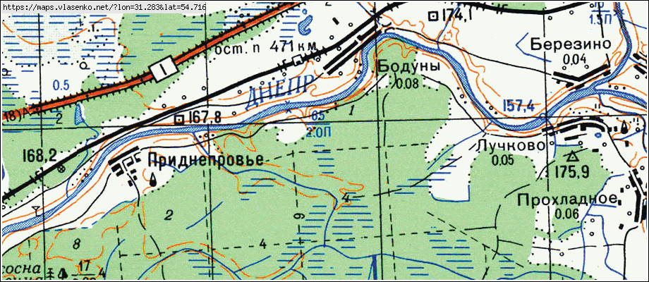 Рясино смоленский район карта