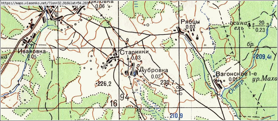 Карта дубровка брянская область