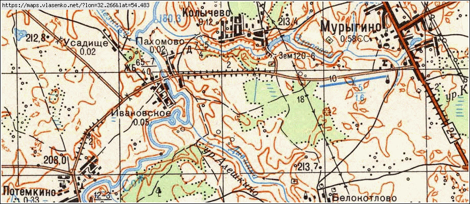 Починковский район смоленская область карта