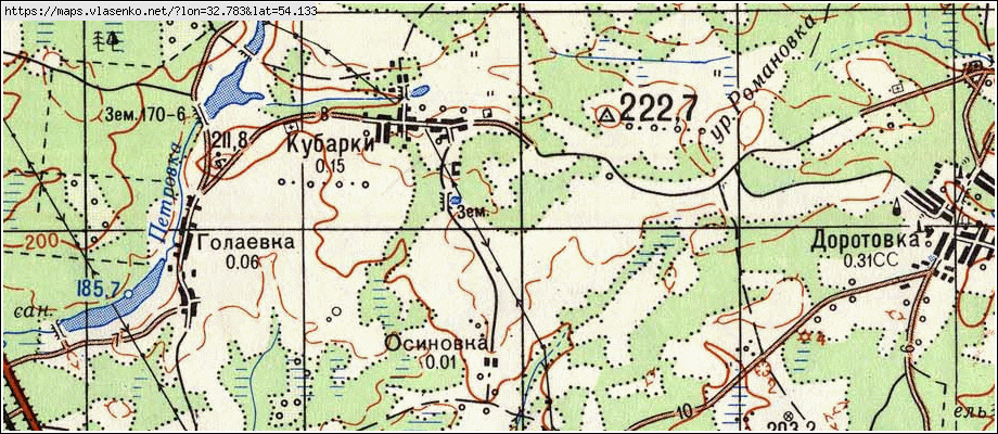 Карта починковского района