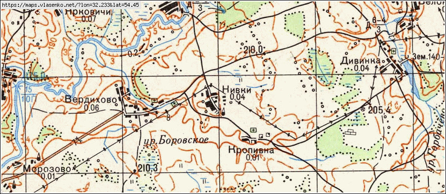 Починковский район смоленская область карта