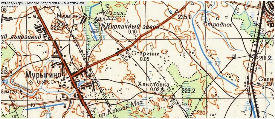 Починковский район смоленская область карта