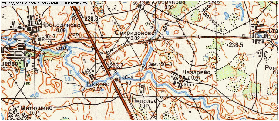Карта починковского района смоленской области подробная с деревнями со спутника