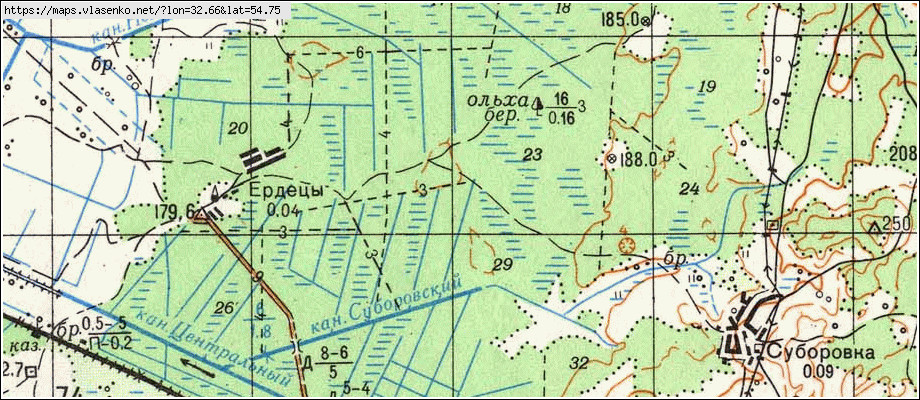 Карта СМОЛЕНСК, Смоленская область, Смоленский район