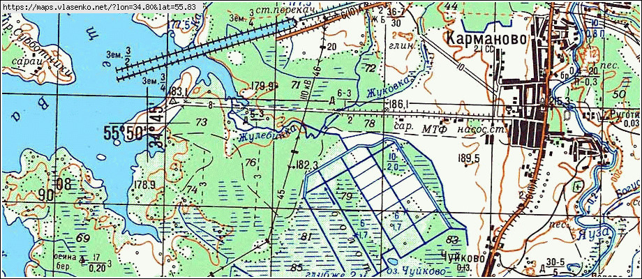 Смоленская область карманово карта