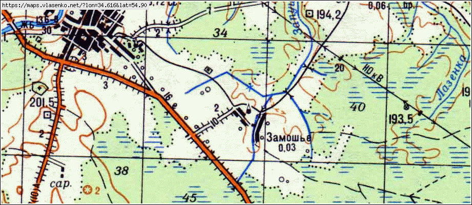 Подробная карта смоленской области угранского района смоленской области