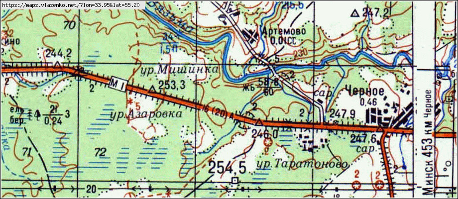 Карта вяземского района смоленской области подробная