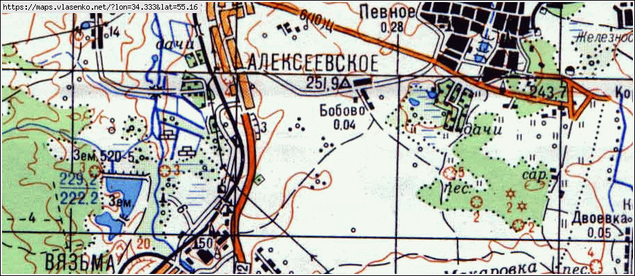 Карта вяземского района смоленской области