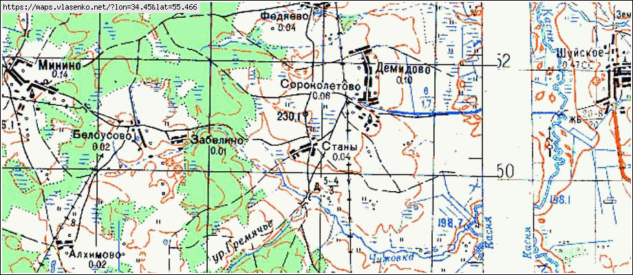 Карта вяземского района смоленской области