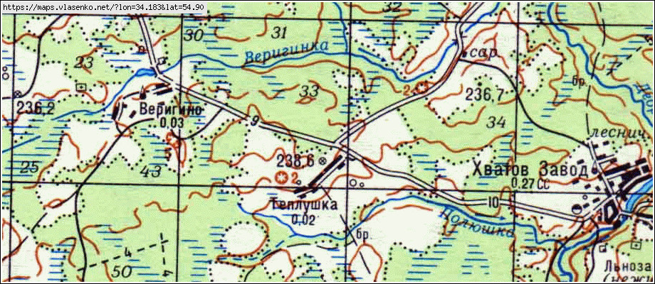 Карта вяземского района смоленской области подробная