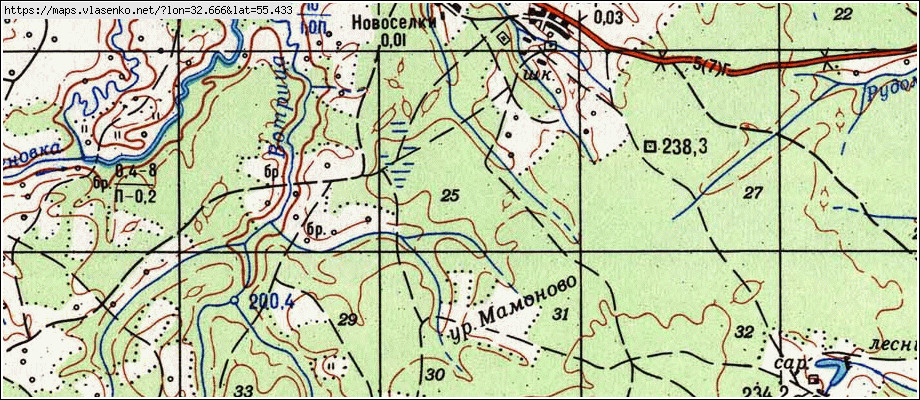 Карта духовщинского района смоленской области с деревнями 1941 года
