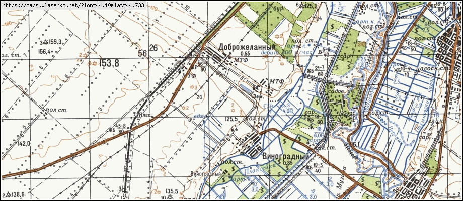 Спутниковая карта буденновска