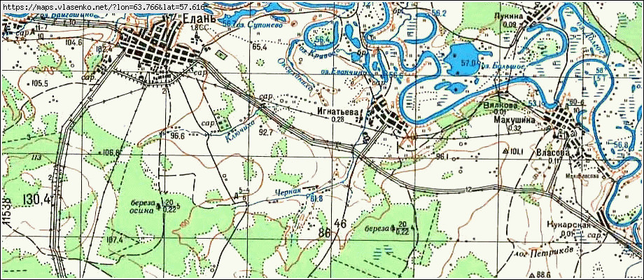 Байкаловский район карта