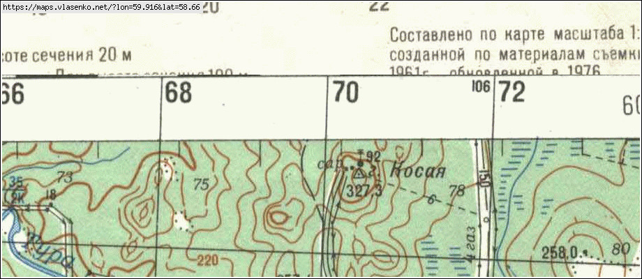 Карта ЛАЯ, Свердловская область, Пригородный район