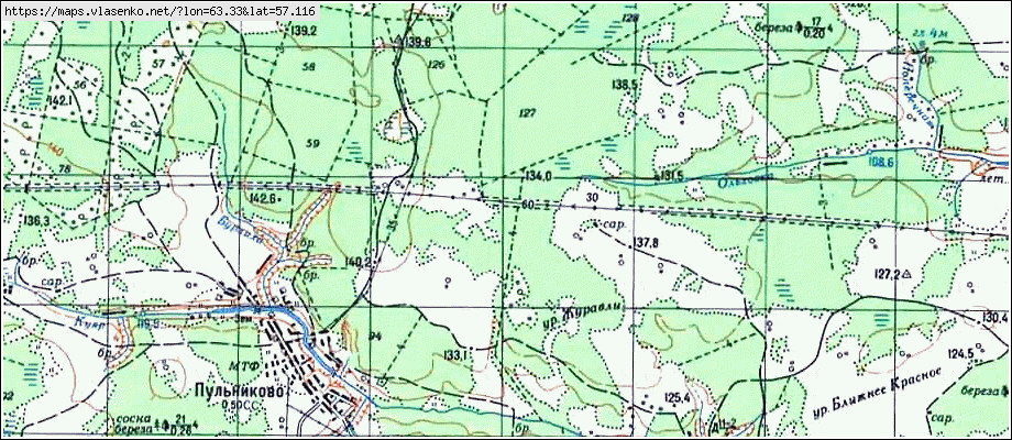 Карта ТАЛИЦА, Свердловская область, Пышминский район