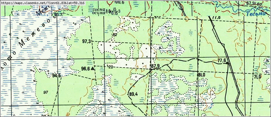 Карта МАГИНА, Свердловская область, Серовский район