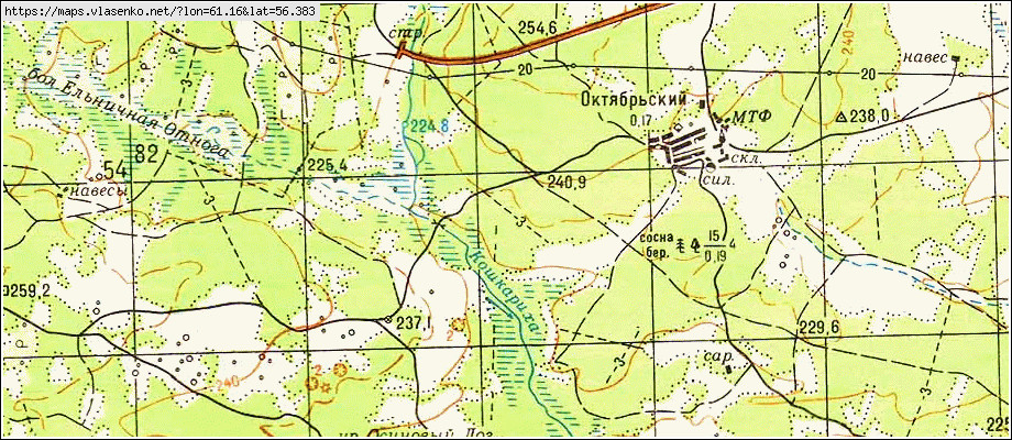 Старая карта сысерти