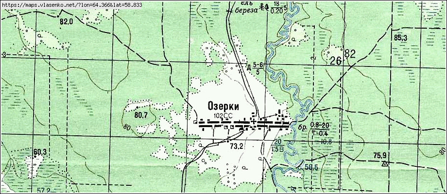 Троицкие озерки карта