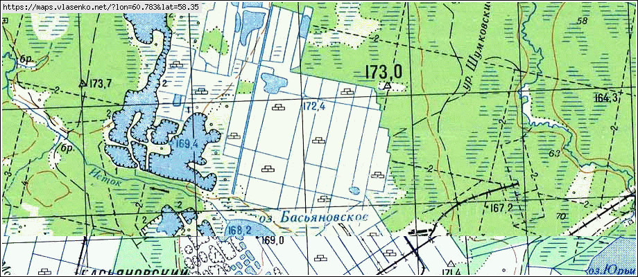 Карта ПЕРВЫЙ, Свердловская область, Верхнесалдинский район