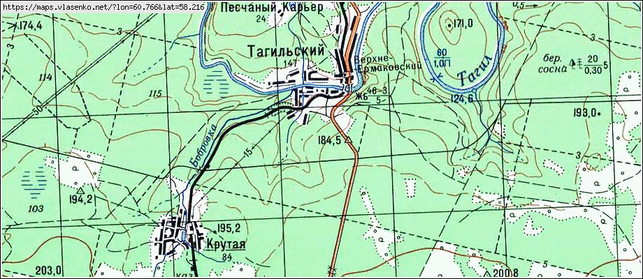 Карта верхнесалдинского района свердловской области