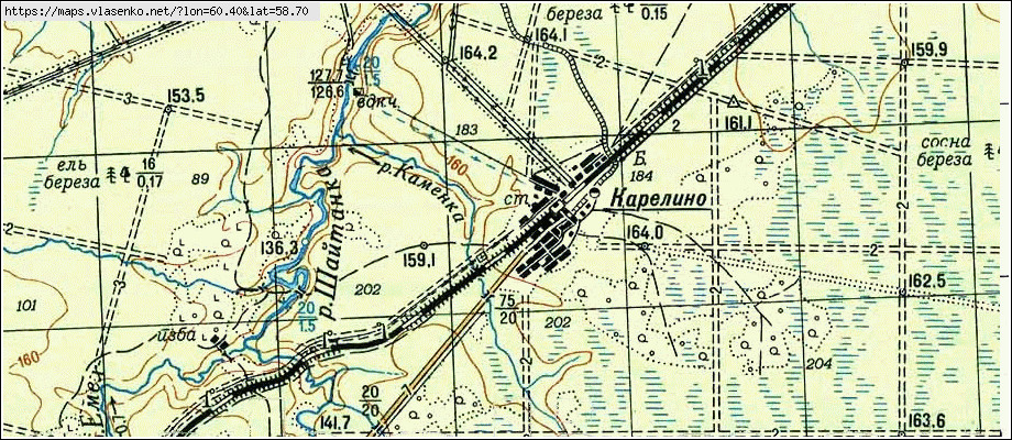 Карта верхотурский район