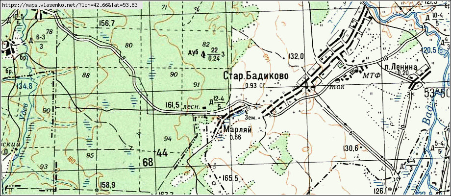 Карта бондарского района тамбовской области