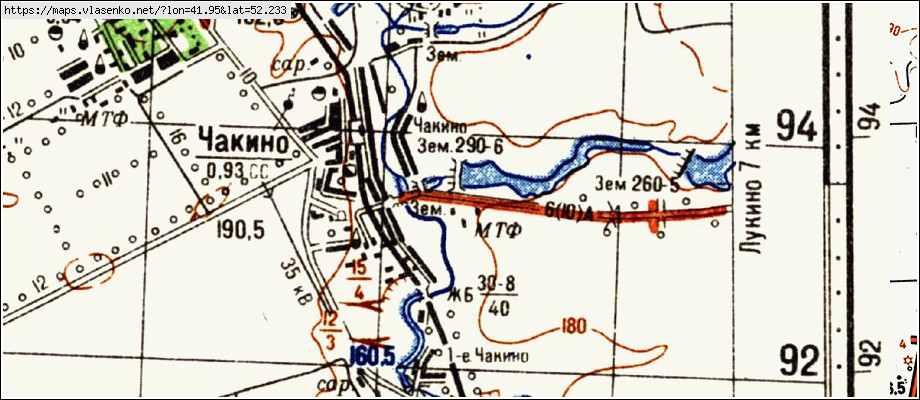 Карта со спутника тамбовской