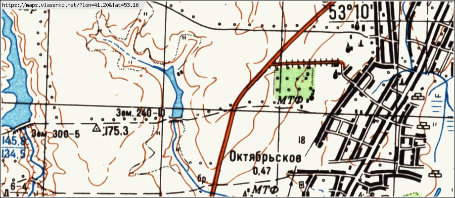 Карта сосновского района тамбовской области с водоемами и прудами