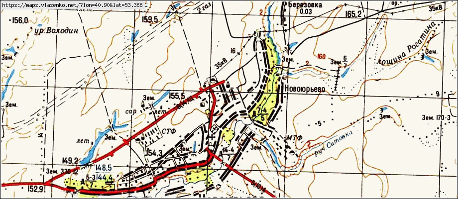 Карта осадков староюрьево