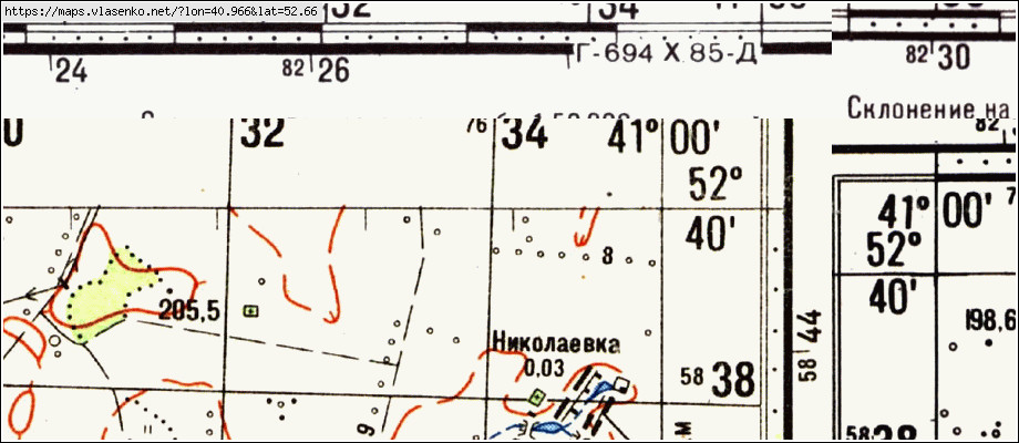 Карта токаревского района