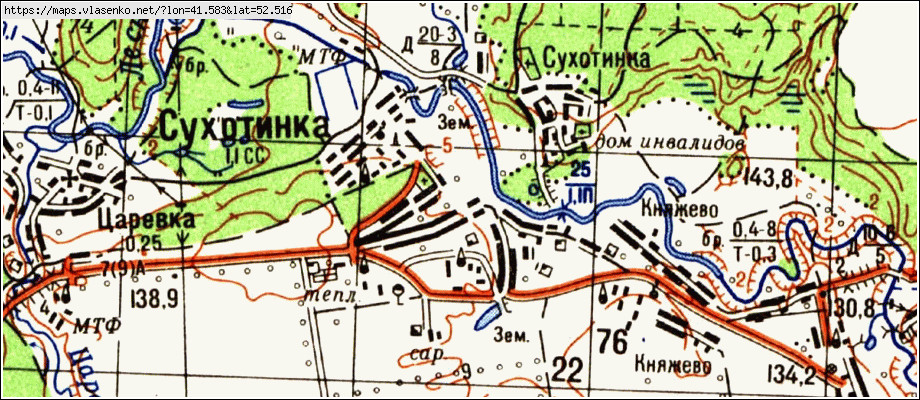 Старчики тамбовская область карта