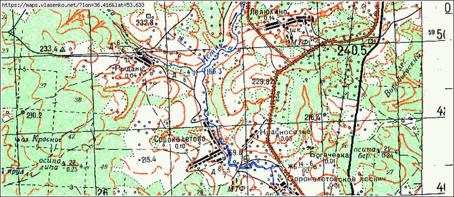 Карта арсеньевского района