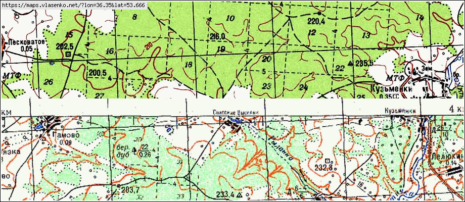 Карта арсеньевского района