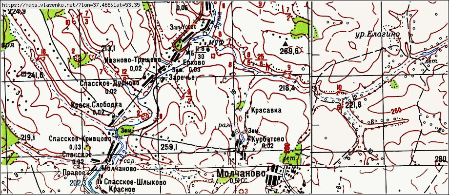 Чернский район карта