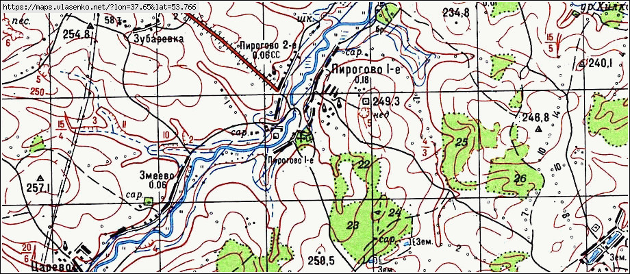 Карта щекинского района