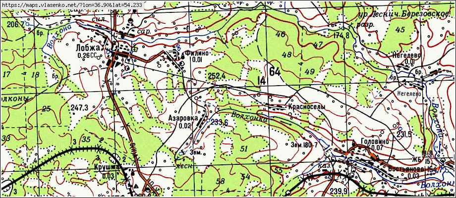 Карта азаровка брянская область