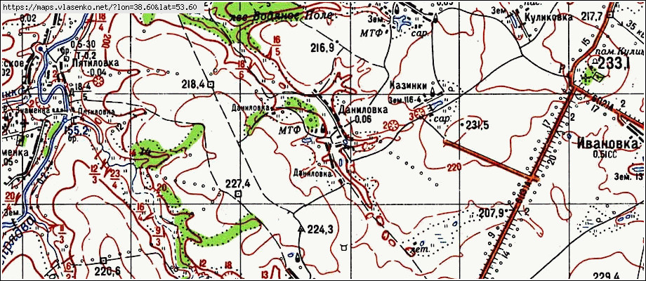 Карта куркино тульская область