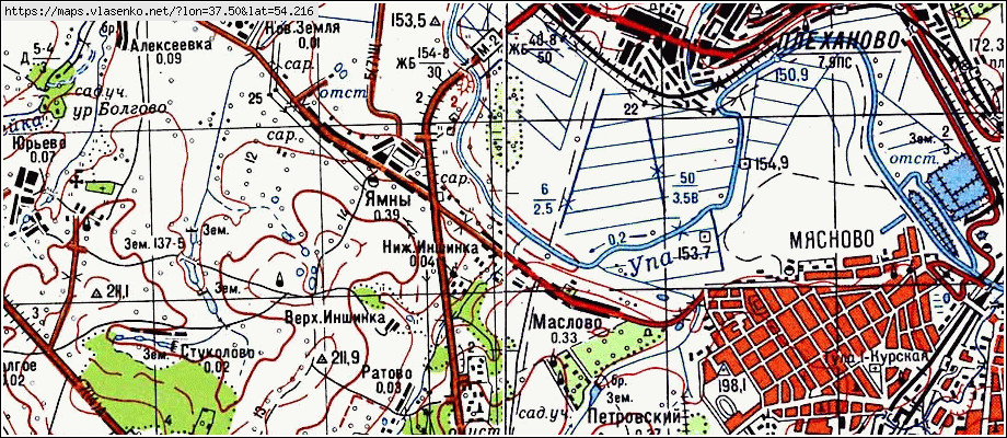 Снт иншинка тульская область карта