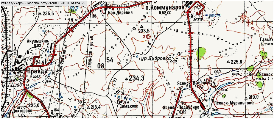 Карта дубровка брянская область