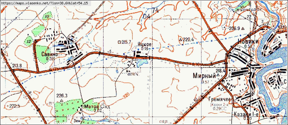 Тульская область новомосковский район карта