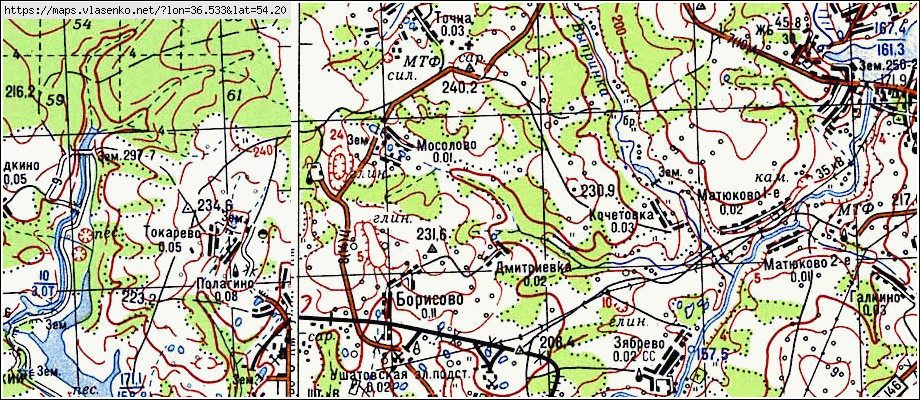 Карта суворовского района тульской области