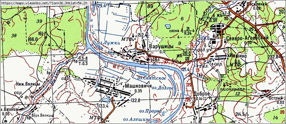 Карта суворова тульской области со спутника