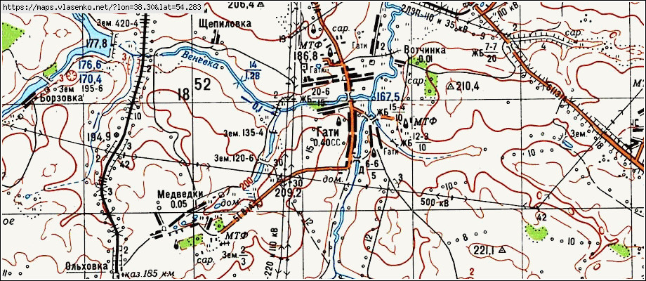 Карта веневского района тульской области подробная с деревнями