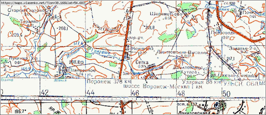 Карта веневского района с населенными пунктами