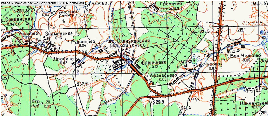 Карта ясногорского района тульской области подробная