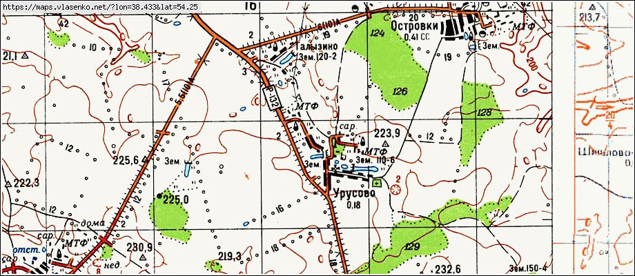 Карта осадков венев