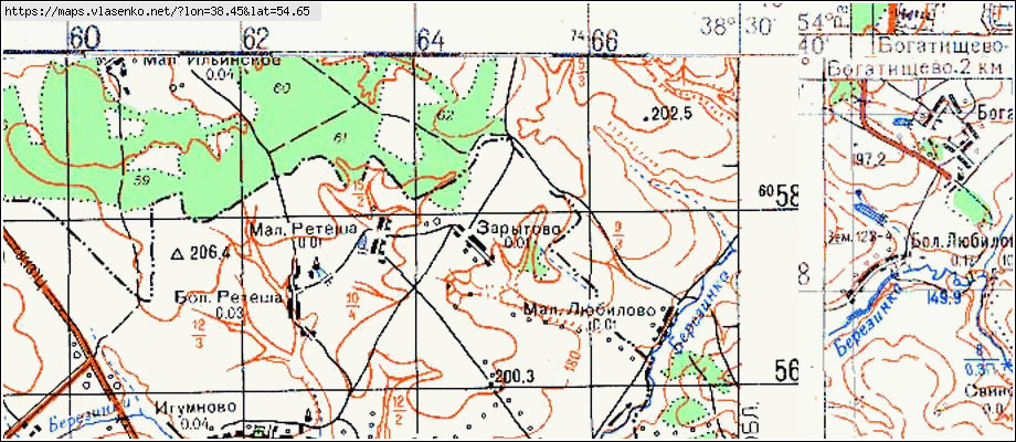 Веневского района карта подробная