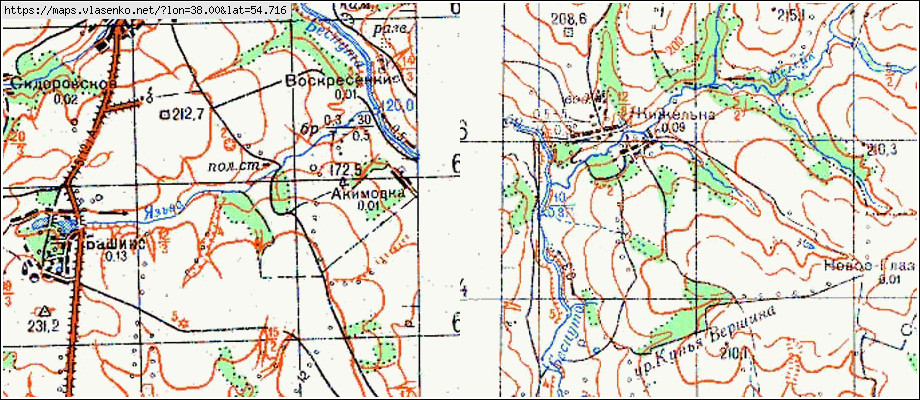 Карта ясногорский район